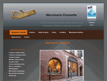 Tablet Screenshot of menuiserie-chomette.fr